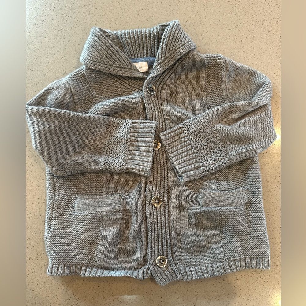 Splendid MNG & Angel Dear Set Baby Boy: T Shirt, Jeans & Cardigan Jacket 6-12 M - Picture 2 of 9